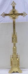 Cathedral High Altar Set of Candlesticks and Crucifix